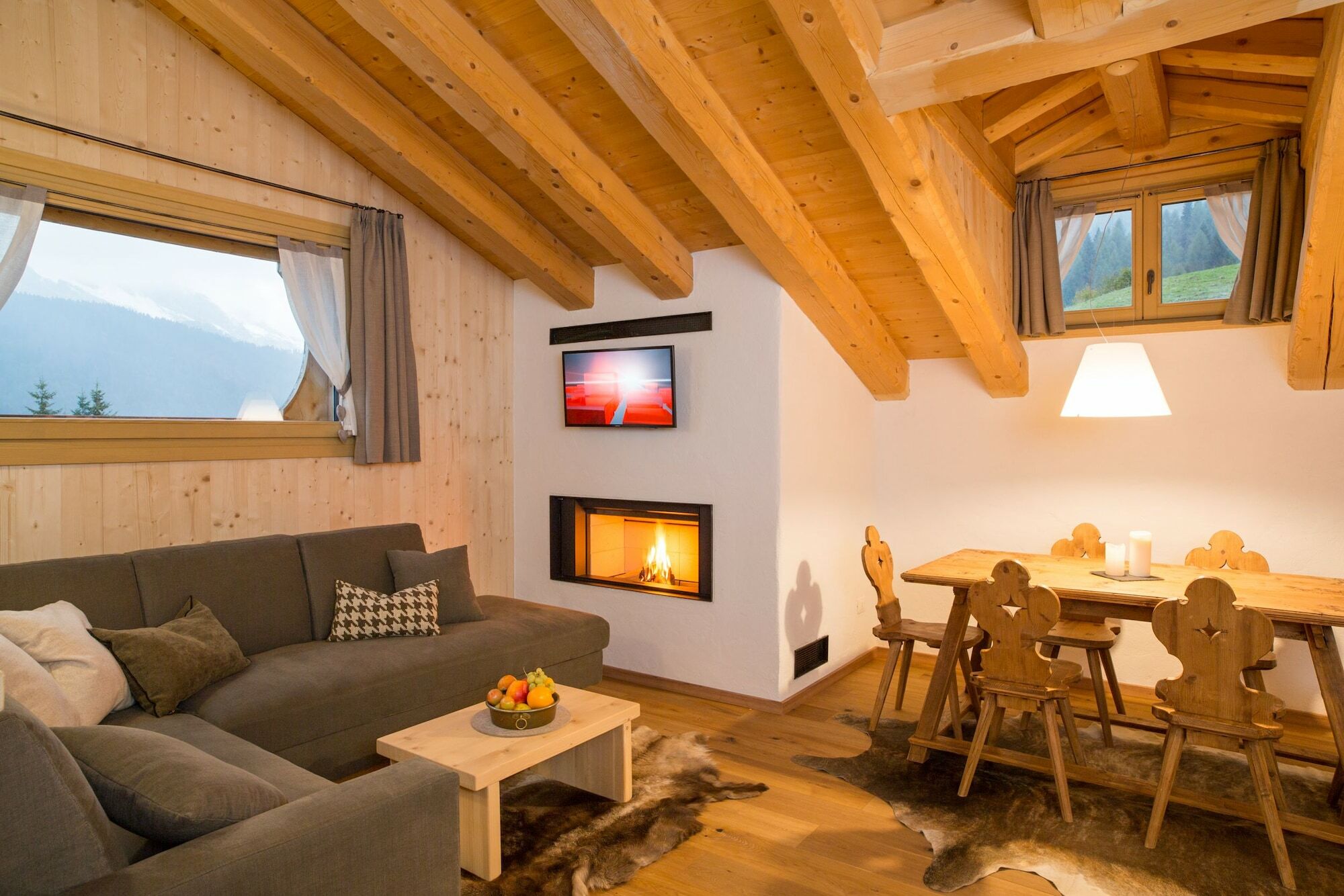 Hotel The Originals Borgo Eibn Mountain Lodge Саурис Екстериор снимка